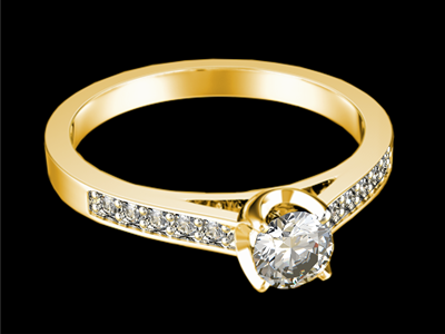 yellow gold ring- website